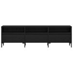 Meuble TV vidaXL Noir Chêne 150x30x44 5 cm Bois d'ingénierie
