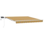 vidaXL Auvent Rétractable with Multicolore 300 x 250 cm Tissu