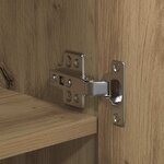 vidaXL Haut Armoire chêne artisanal 70 x 42.5 x 185 cm