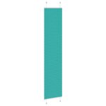 vidaXL Store plissé vert pétrole 40x200 cm largeur du tissu 39 4 cm