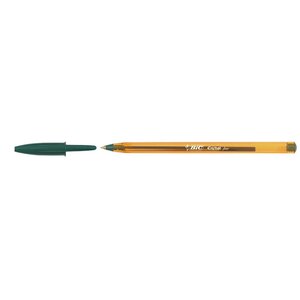 Stylo bille CRISTAL FINE Pointe Fine Vert x 50 BIC
