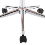 vidaXL Chaises pivotantes à manger lot de 2 crème similicuir