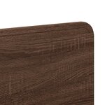 vidaXL Tête de lit Chêne brun 200 cm Bois d'ingénierie