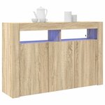 vidaXL Buffet Chêne sonoma 116 x 30 x 75 cm Bois d'ingénierie