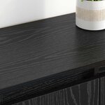 vidaXL Buffets 2 Pièces Chêne noir 60 x 35 x 70 cm Bois d'ingénierie