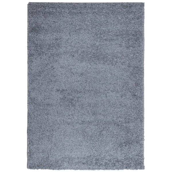 vidaXL Tapis shaggy PAMPLONA poils longs moderne bleu 140x200 cm
