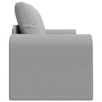 vidaXL Canapé-Lit Gris nuage 148 x 71 x 83 cm tissu