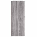 vidaXL Armoire murale sonoma gris 69 5x34x90 cm bois d'ingénierie