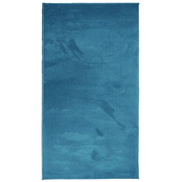 vidaXL Tapis OVIEDO à poils courts turquoise 80x150 cm