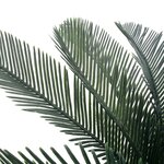 vidaXL Plante artificielle avec pot Palmier Cycas Vert 125 cm