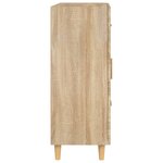 vidaXL Buffet chêne sonoma 69 5x34x90 cm bois d'ingénierie