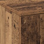 vidaXL Highboard Bois Ancien 60x35x180 cm Bois Ingénierie
