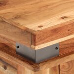 vidaXL Table console 110x34x74 cm Bois d'acacia massif