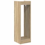 vidaXL Support de Plante 2 pièces Chêne Sonoma 30 x 30 x 100 cm