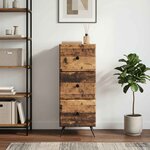 vidaXL Armoire à tiroirs Bois ancien 33 x 34 5 x 90 cm