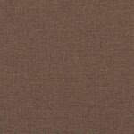 vidaXL Repose-pied Marron 60x50x41 cm Tissu