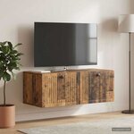 vidaXL Meuble TV mural Bois ancien 78 5 x 41 x 30 cm Bois d'ingénierie