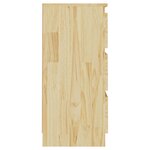 vidaXL Table de chevet 40x29 5x64 cm Bois de pin solide