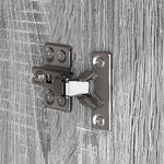 vidaXL Buffet Sonoma gris 60x30x75 cm Bois d'ingénierie