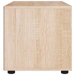 vidaXL Meuble TV VISNES chêne sonoma 60x40x38 cm bois d'ingénierie