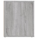 vidaXL Tables de chevet 2 Pièces Sonoma gris 50x39x47 cm