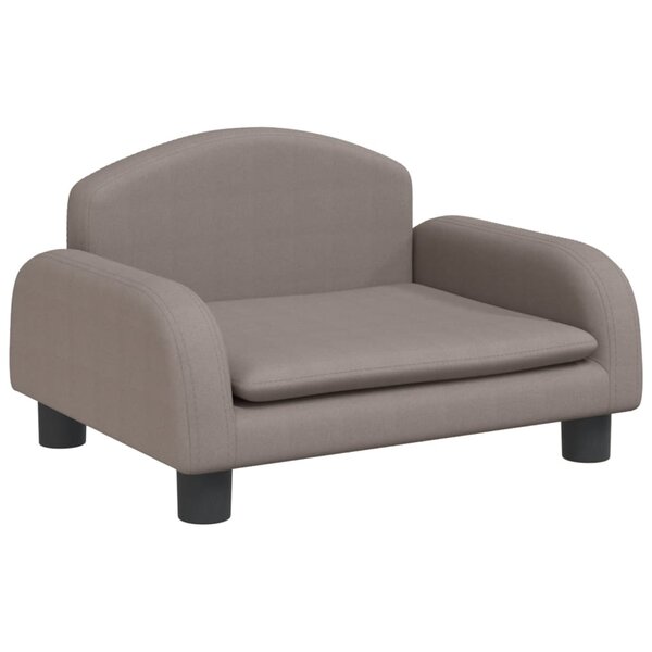 vidaXL Canapé pour enfants taupe 50x40x30 cm tissu