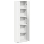 vidaXL Armoire avec étagère Blanc 55 x 25 x 189 cm Bois d'ingénierie