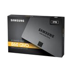 SAMSUNG - Disque SSD Interne - 860 QVO - 2To - 2,5 (MZ-76Q2T0BW)