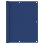 vidaXL Écran de balcon Bleu 120x400 cm Tissu Oxford