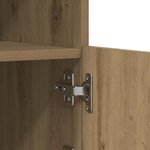 vidaXL Buffet Marron 41 x 37 x 100 cm Bois d'ingénierie