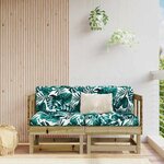 vidaXL Canapés d'angle avec coussins 2 Pièces bois de pin imprégné