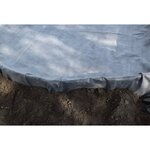 Nature Bordure de jardin 14 cm x 10 m 7 mm Noir