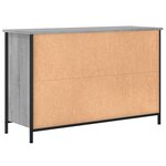vidaXL Meuble TV sonoma gris 100x35x65 cm bois d'ingénierie