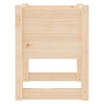 vidaXL Jardinière 40x40x52 5 cm Bois massif de pin