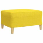 vidaXL Ensemble de canapés 3 Pièces repose-pied et coussins décoratifs