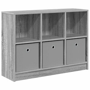 vidaXL Buffet Gris Sonoma 88 5 x 27 5 x 63 5 cm