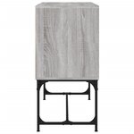 vidaXL Buffet sonoma gris 100x40x79 5 cm bois d'ingénierie