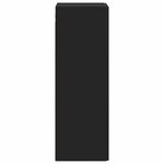 vidaXL Cabinet de Salle de Bain Mural Noir 33 x 34 5 x 60 cm