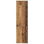 vidaXL Étagère marron Bois ancien Panneau de particules Moyen