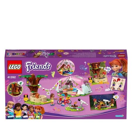Lego friends 41392 le camping glamour dans la nature avec mini poupées  jouet pour filles et garçons de 6 ans et + - La Poste