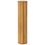 vidaXL Tapis rectangulaire naturel 80x200 cm bambou
