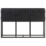 vidaXL Buffet 115x30x76 cm Bois de manguier massif