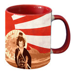 Tasse en céramique japon rouge cbkreation