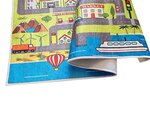 Tapis enfant Circuit de voiture 100 x 160 cm - Multicolore