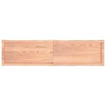vidaXL Dessus de table bois massif traité bordure assortie