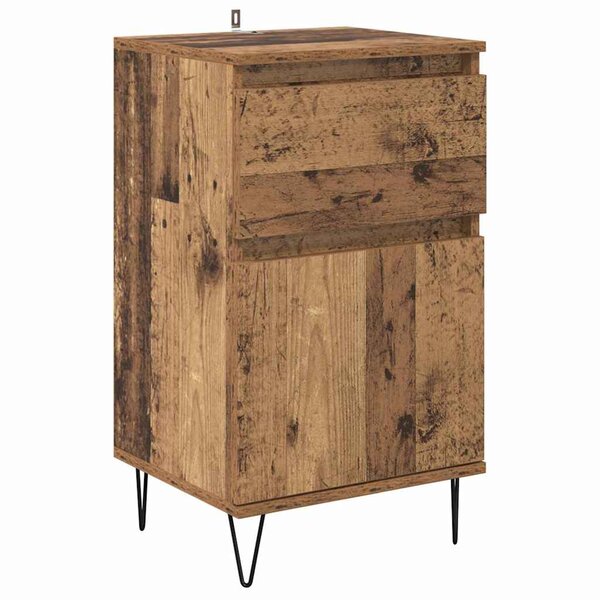 vidaXL Buffet Bois ancien 35 x 40 x 70 cm Bois d'ingénierie