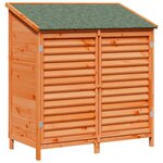vidaXL Abri de jardin Marron 106 x 56 x 113 5 cm Bois de Sapin Massif