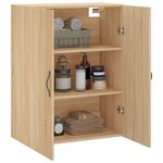 vidaXL Armoire murale chêne sonoma 69 5x34x90 cm bois d'ingénierie