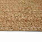 vidaXL Tapis fait à la main jute naturel 160x230 cm
