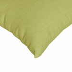 vidaXL Coussins de canapé 2 Pièces Vert clair 60 x 40 cm tissu